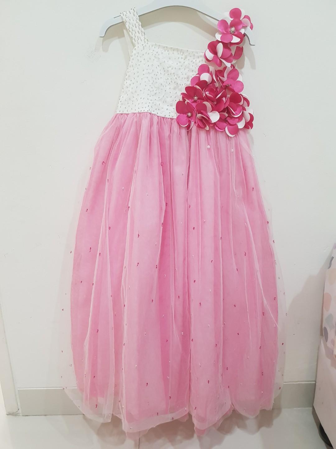 Dress Anak Cantik Tile Payet Bayi Anak Baju Anak Perempuan 4 Hingga 7 Tahun Di Carousell