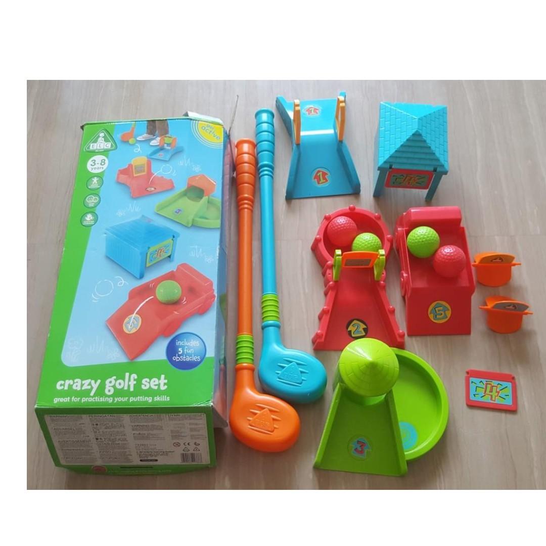 mini golf toy set