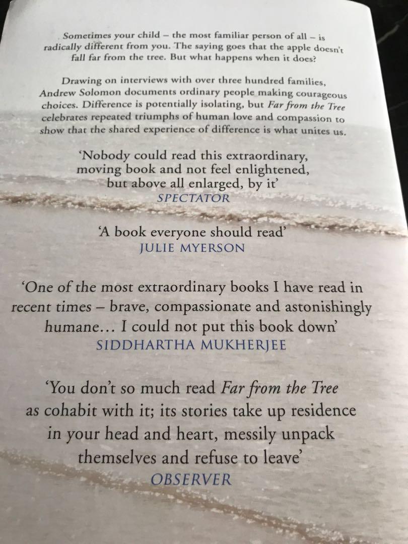Far From The Tree By Andrew Solomon Parents Children And The Search For Identity Winner Of National Book Critics Circle Award And Eleven Other National Awards Books Stationery Fiction On