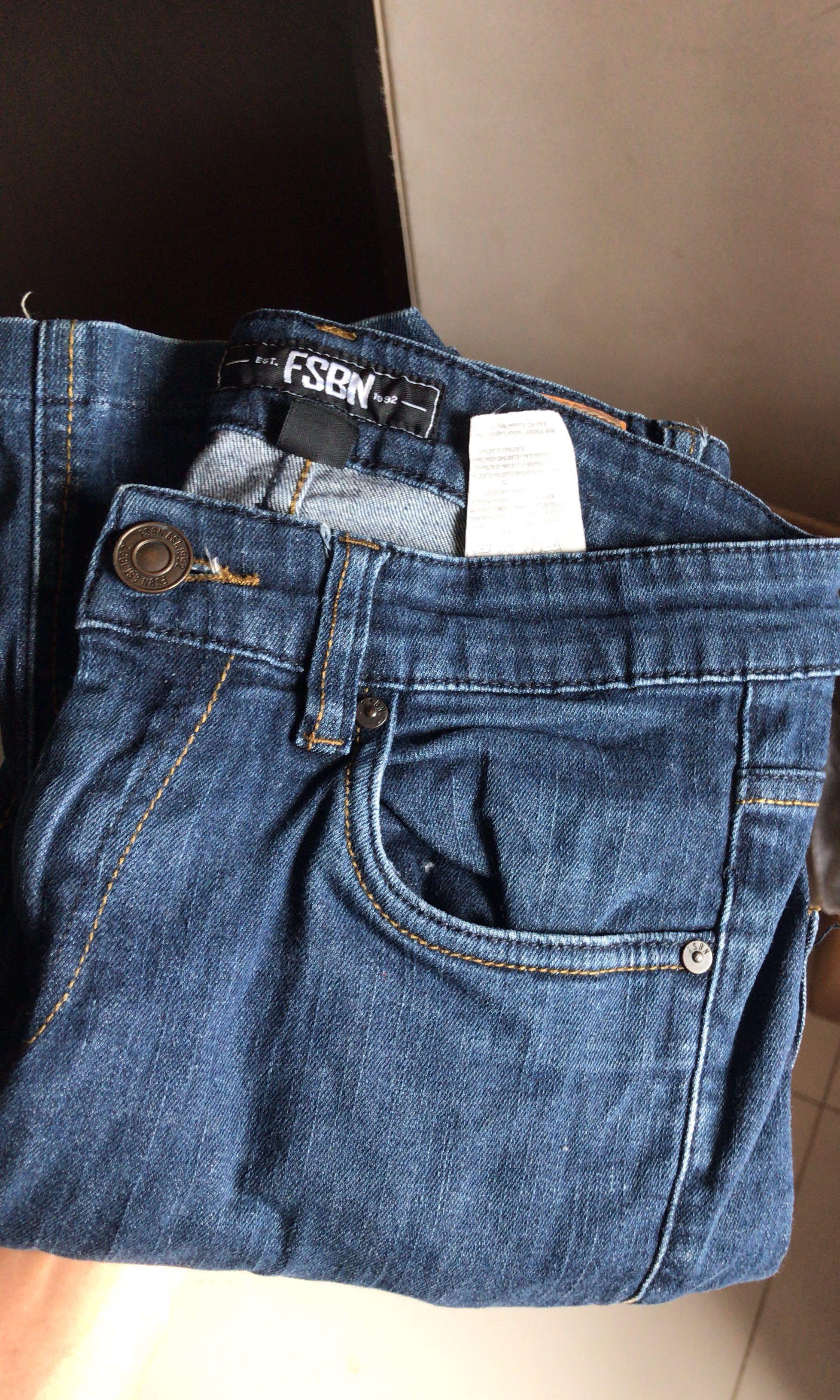 FSBN Denim, Fesyen Pria, Pakaian , Bawahan di Carousell