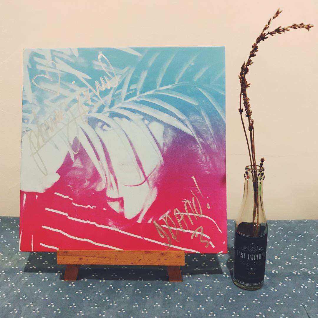 Glass Candy Warm In The Winter 12 Single Signed Vinyl Record