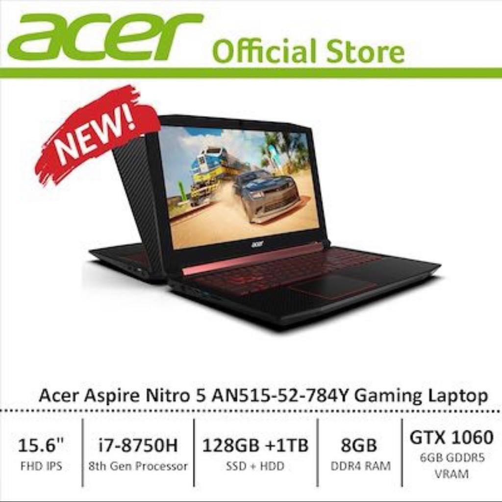 GTX 1060 6GB i7 8th Gen Gaming Acer 