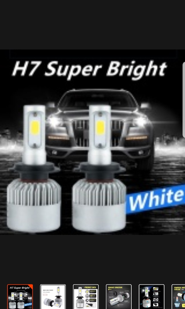 H7 LED COB, Car Accessories, Electronics & Lights on Carousell