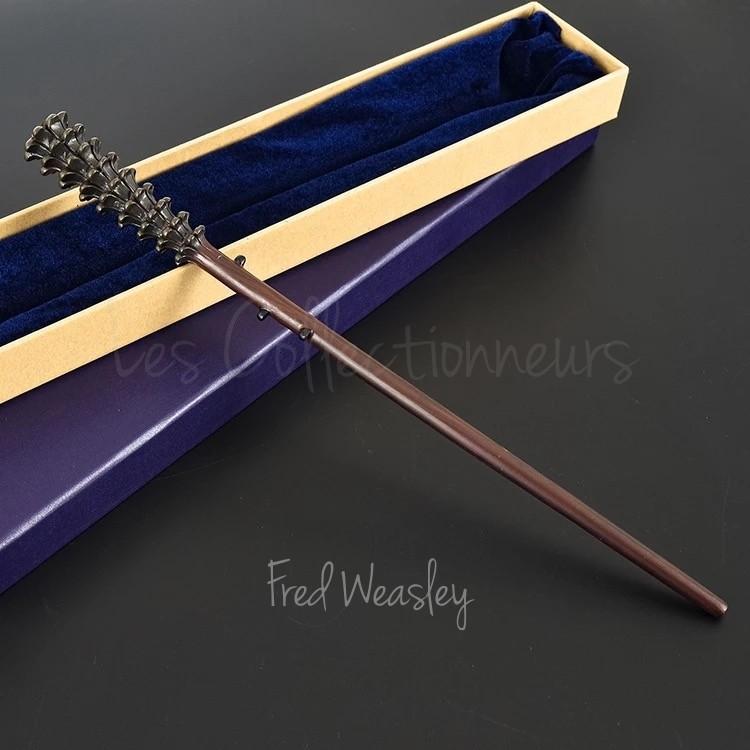 Cosplay Props Movie Fred Weasley Fantastic Magic Replica Wand in Gift Box 
