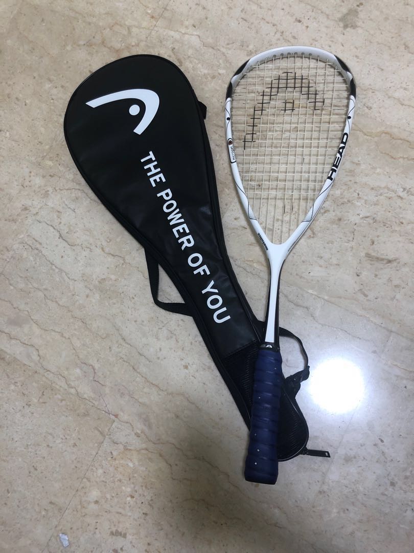 HEAD microgel 110 Speed Squash tennis Racquet, Sports Equipment, Sports