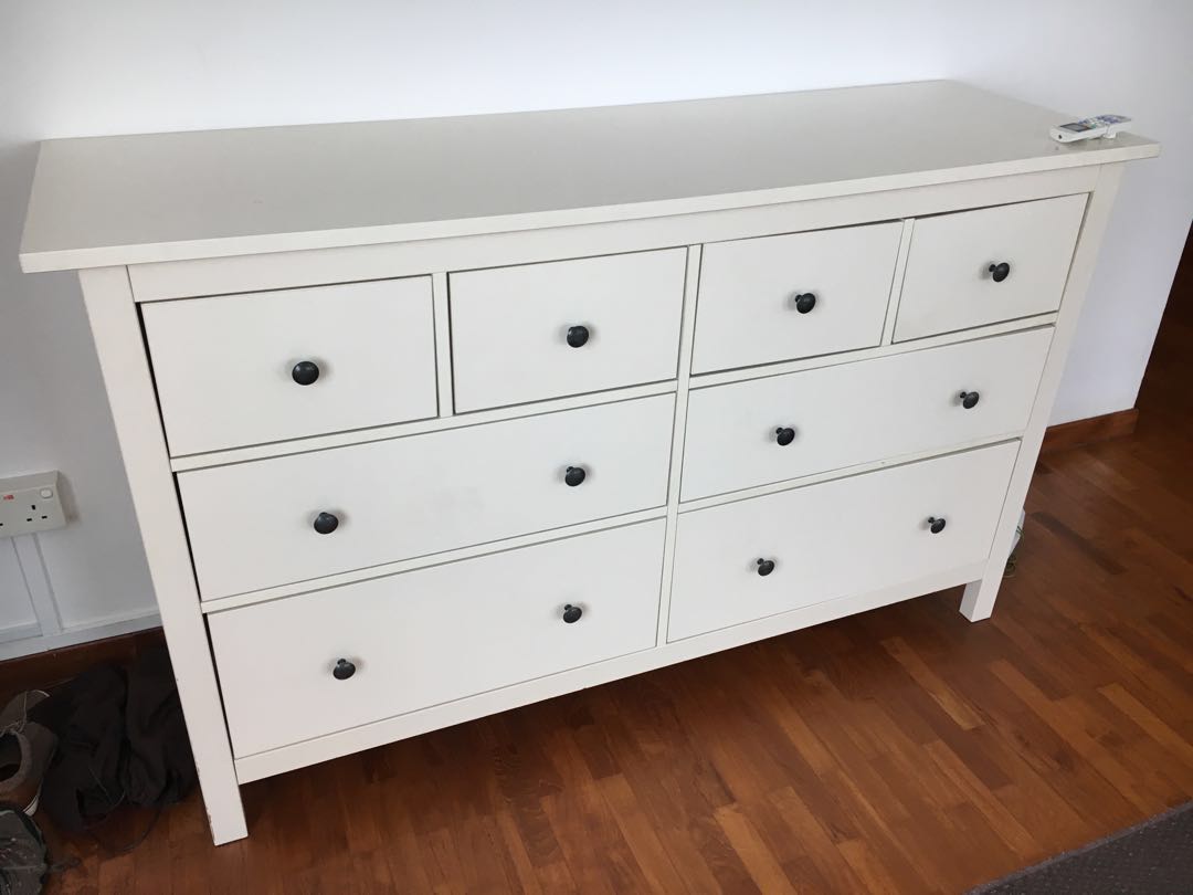 Ikea Hemnes 8 chest of drawers, Furniture & Home Living, Furniture