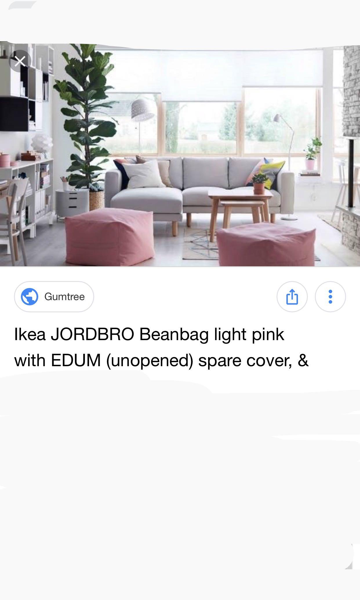 IKEA Jordbro bean bag, Furniture & Home Living, Furniture, Chairs on