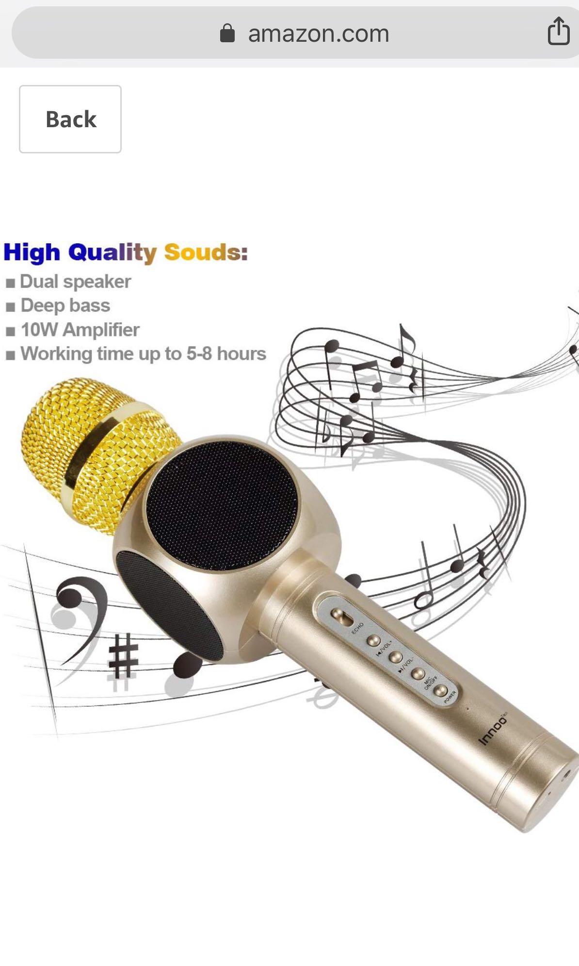 Innoo Tech Magic Karaoke Player, Audio, Soundbars, Speakers