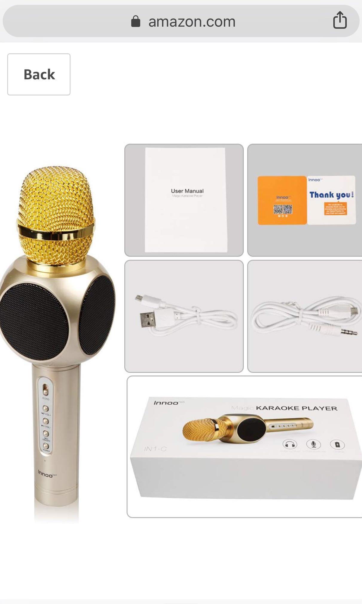 Innoo Tech Magic Karaoke Player, Audio, Soundbars, Speakers