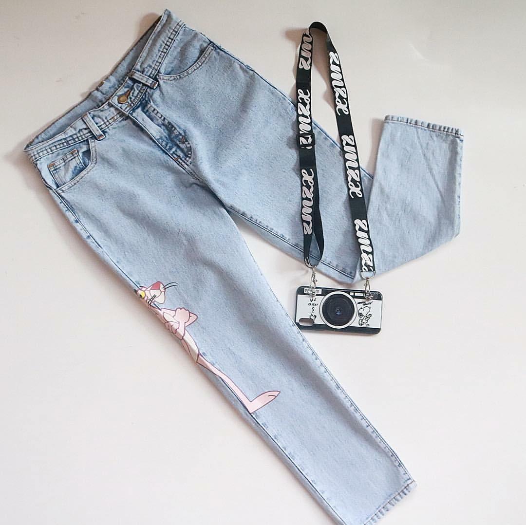 pink panther jeans