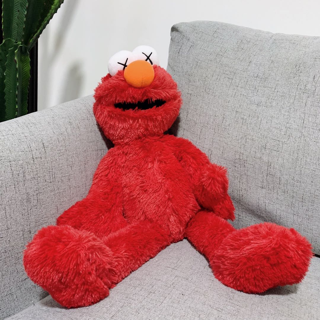 KAWS ELMO, Toys & Games, Stuffed Toys on Carousell