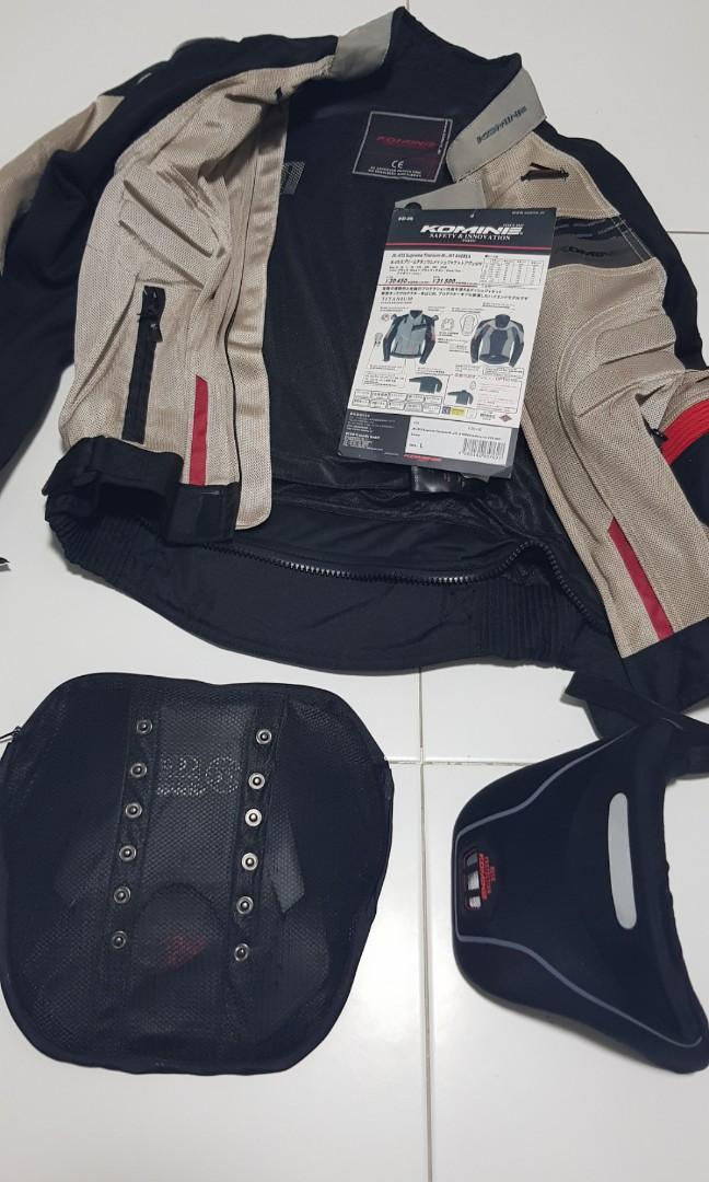 KOMINE JK 015 MESH JACKET BRAND NEW Motorcycles Motorcycle Apparel on Carousell