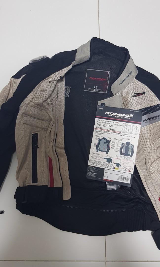KOMINE JK 015 MESH JACKET BRAND NEW Motorcycles Motorcycle Apparel on Carousell