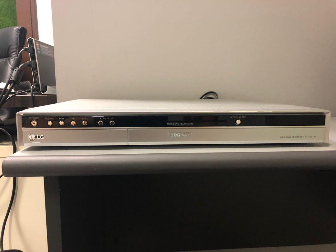 LG HDD and DVD recorder RH7521W, TV & Home Appliances, TV