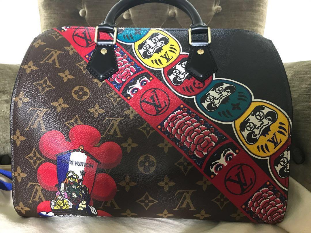 Louis Vuitton Speedy 30 Kabuki Bag Limited Edition Dustbag 