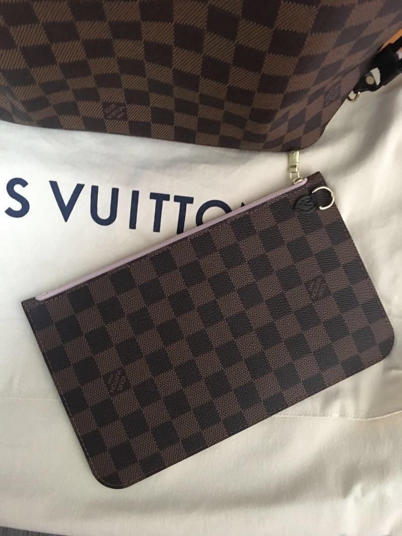 LOUIS VUITTON Monogram Giant Neverfull MM Pink Lilac 754264