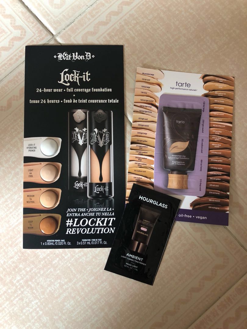 Makeup Samples Bundle Tarte Kat Von D Hourglass Sephora Health