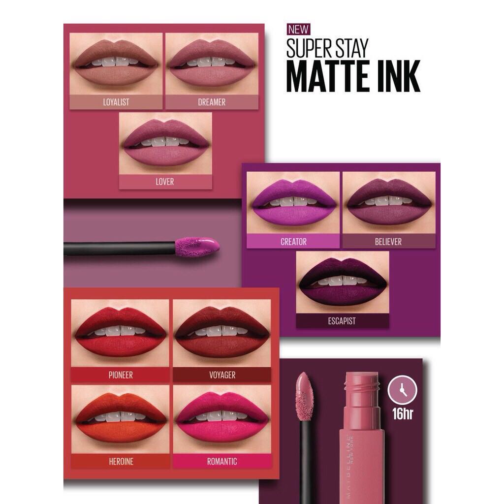Maybelline Super Stay Matte Ink Lipstick Health Beauty