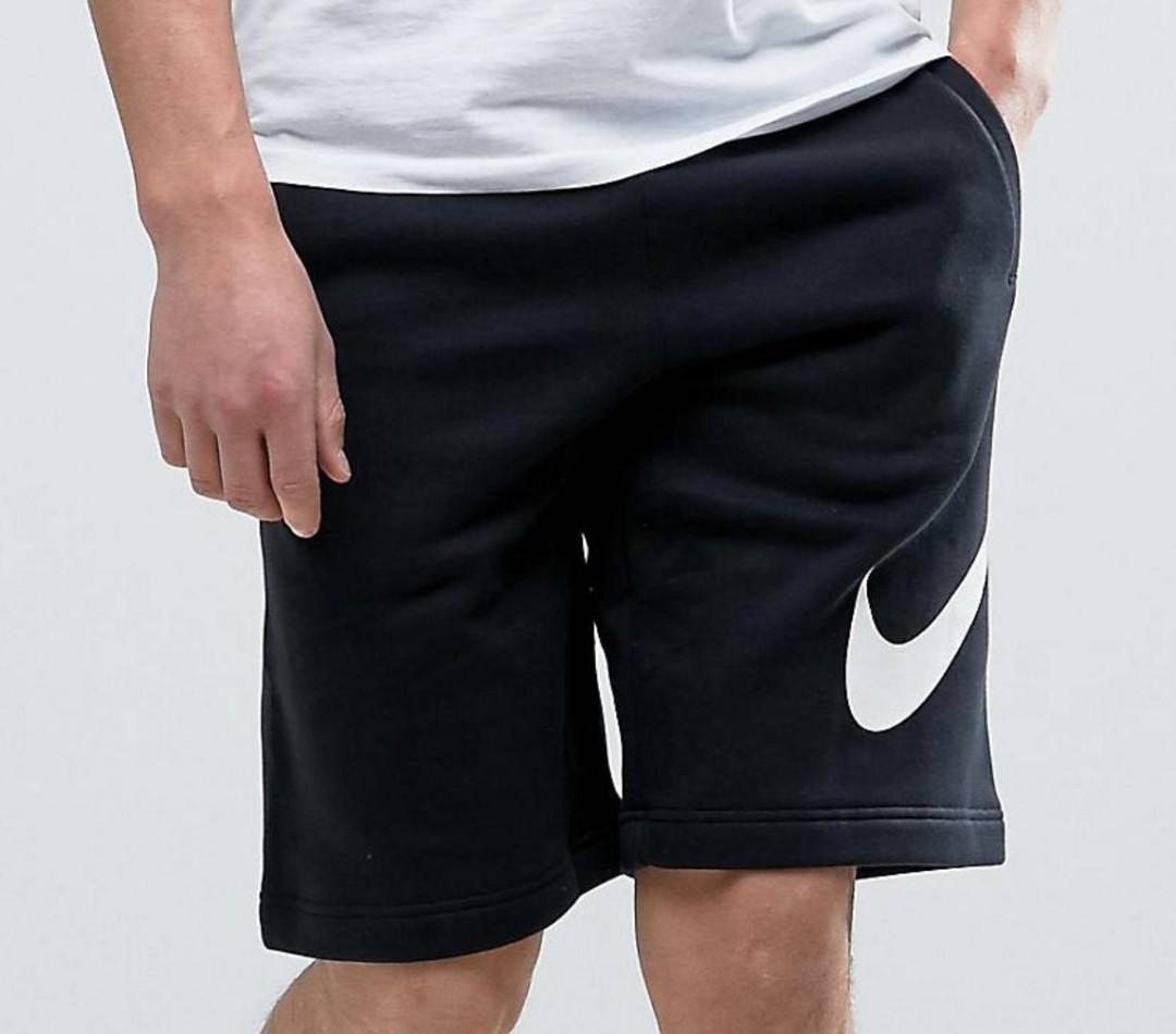 nike jersey shorts with large logo
