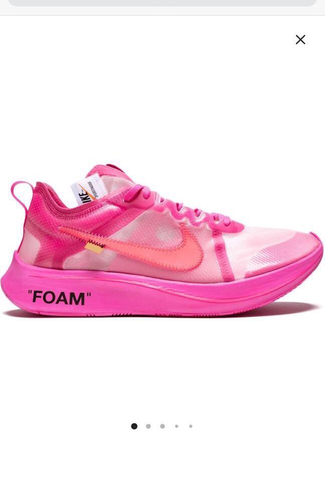 Tulip pink off white zoom fly clearance