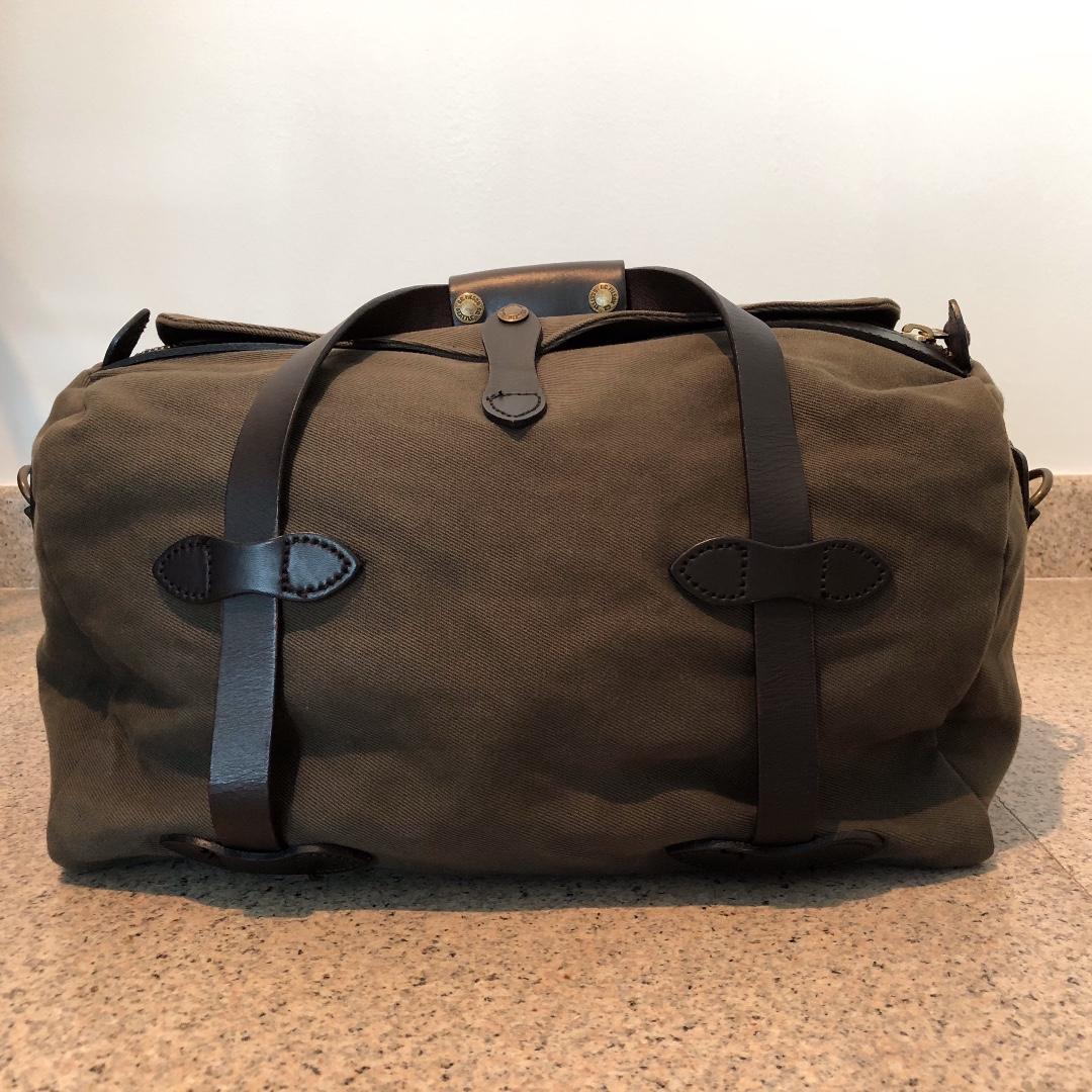 twill duffle bag