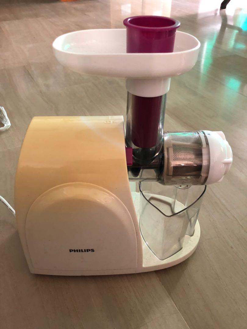 Philips Slow Juicer HR1830, TV & Home Appliances, Kitchen Appliances