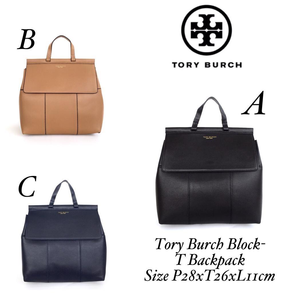 READY Name Tory Burch Block T Backpack Size P28xT26xL11cm Harga 2.900.000 Berat 1 13kg Kualitas SISA PRODUKSI PABRIK