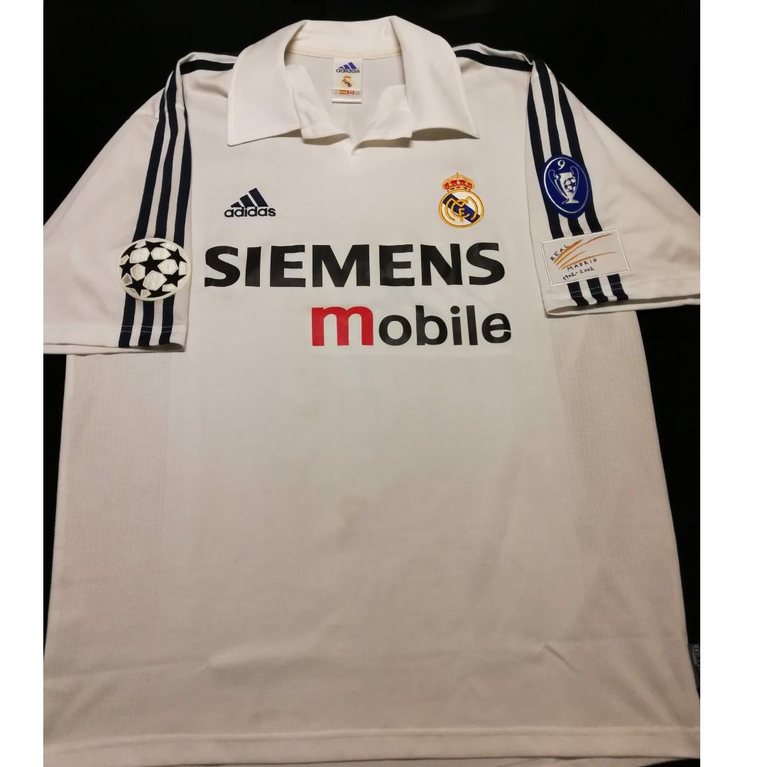 real madrid 2001 jersey