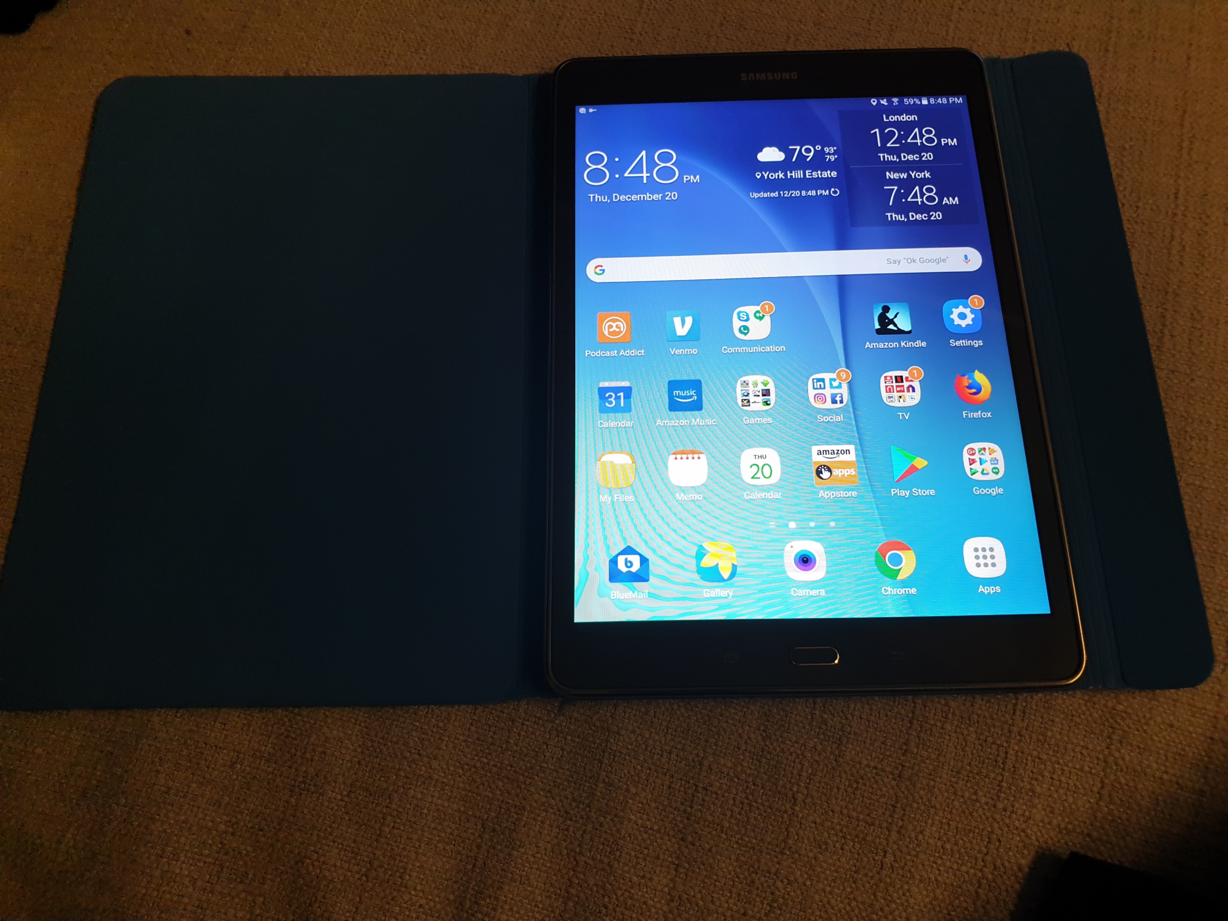 Samsung Galaxy Tab A 9 7 Inch 16gb Wi Fi Tablet Cover Mobile Phones Tablets Tablets On Carousell
