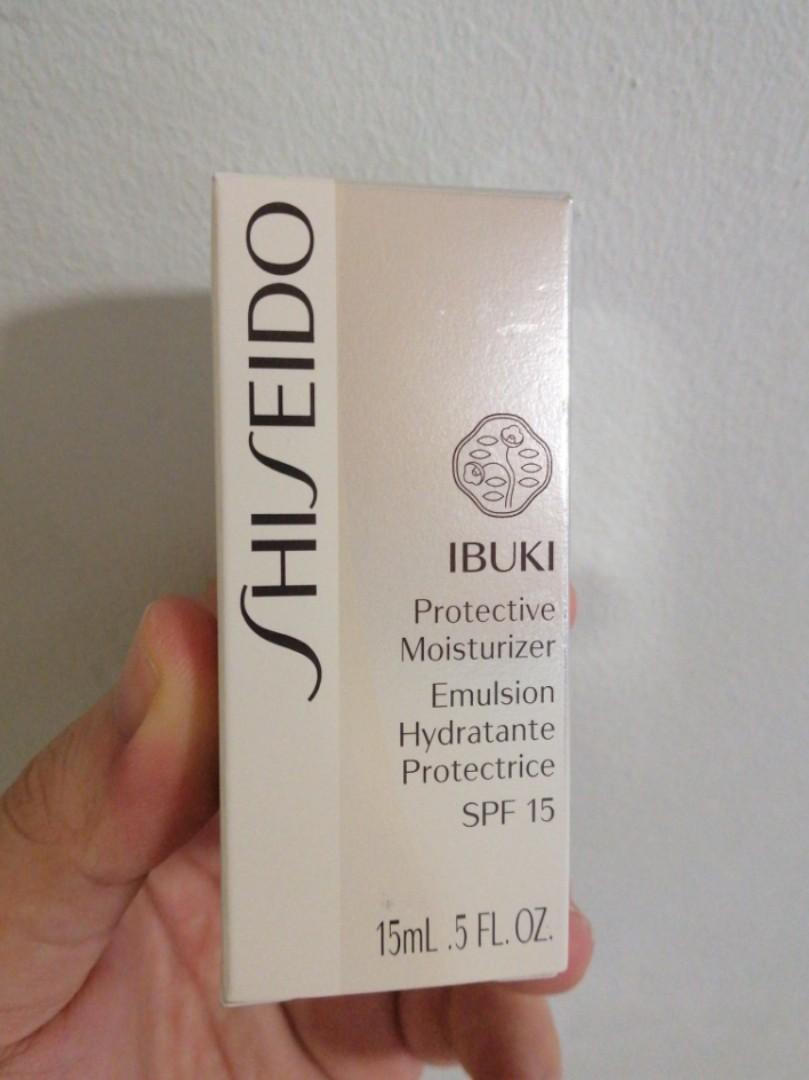 shiseido ibuki protective moisturizer emulsion hydratante protectrice spf 15