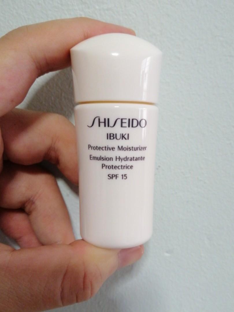 shiseido ibuki protective moisturizer emulsion hydratante protectrice spf 15