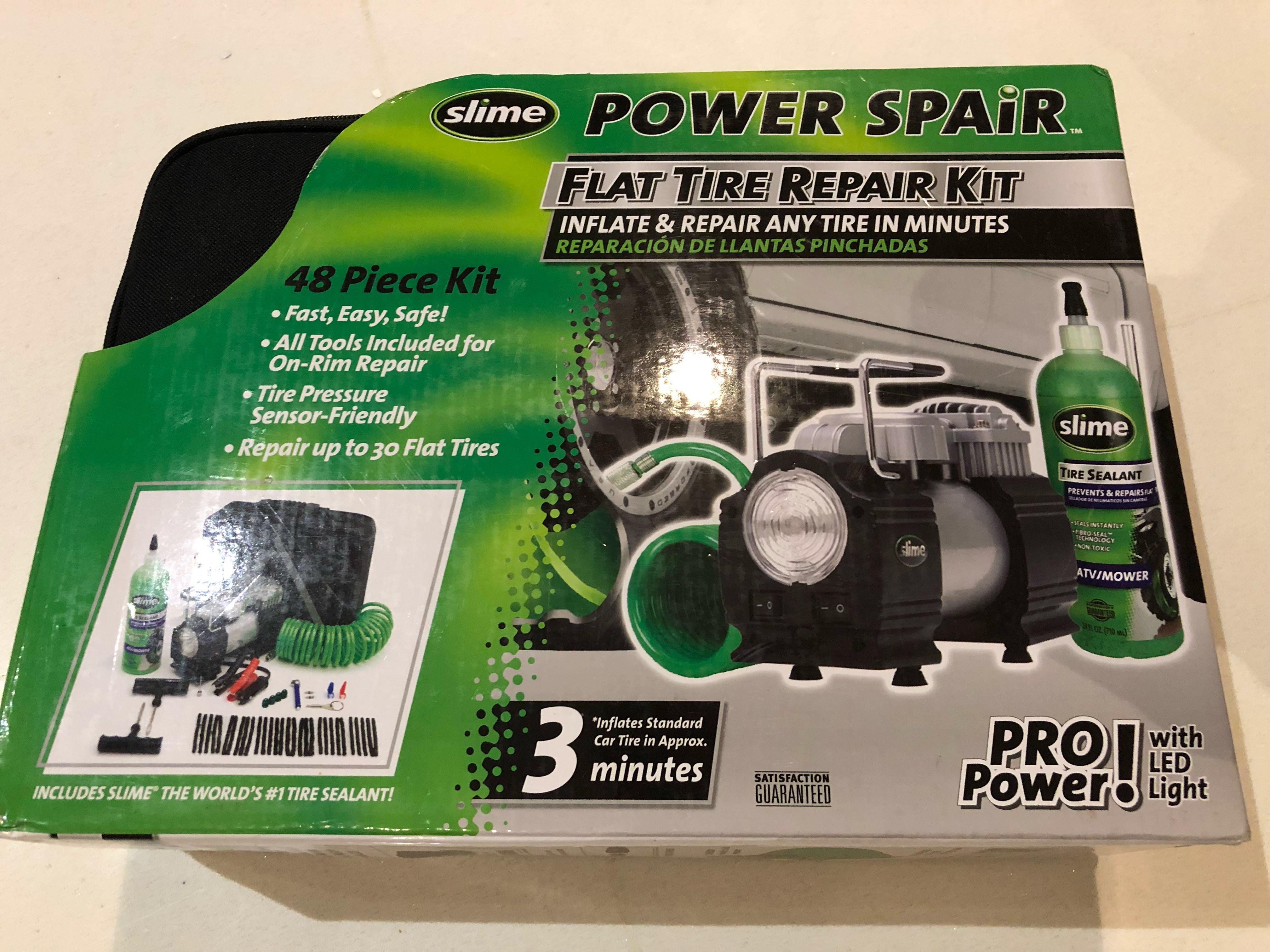 Slime Tire Repair Kit (New), Car Accessories, Tyres & Rims on Carousell