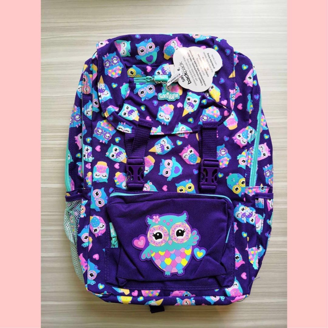 smiggle owl backpack