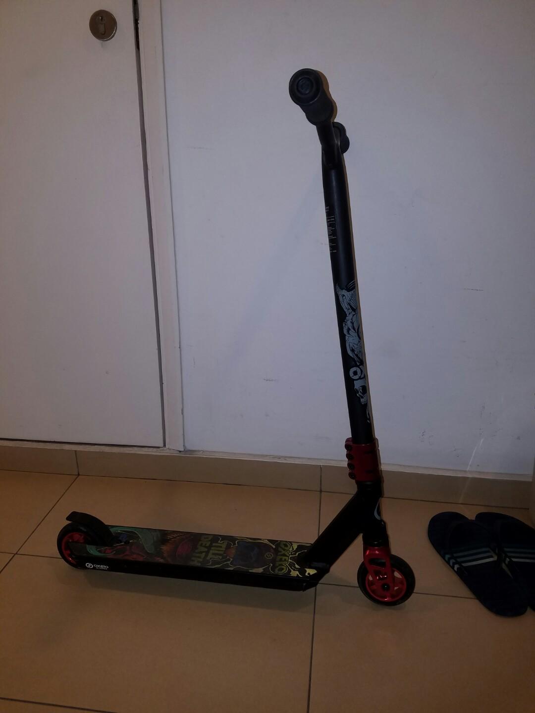 Stunt scooter oxelo mf 1.8 plus, Sports Equipment, PMDs, E-Scooters   E-Bikes, Other PMDs  Parts on Carousell