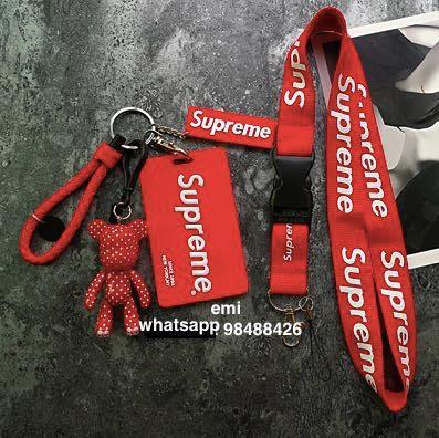 Supreme best sale key lanyard