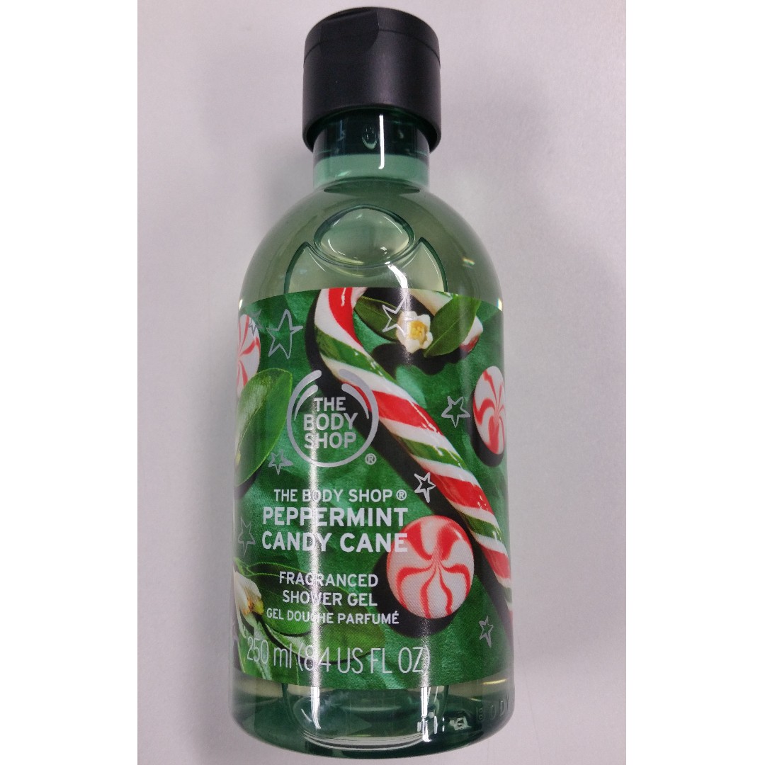 The Body Shop Peppermint Candy Cane Fragranced Shower Gel 250ml Brand New Beauty Personal Care Bath Body Body Care On Carousell