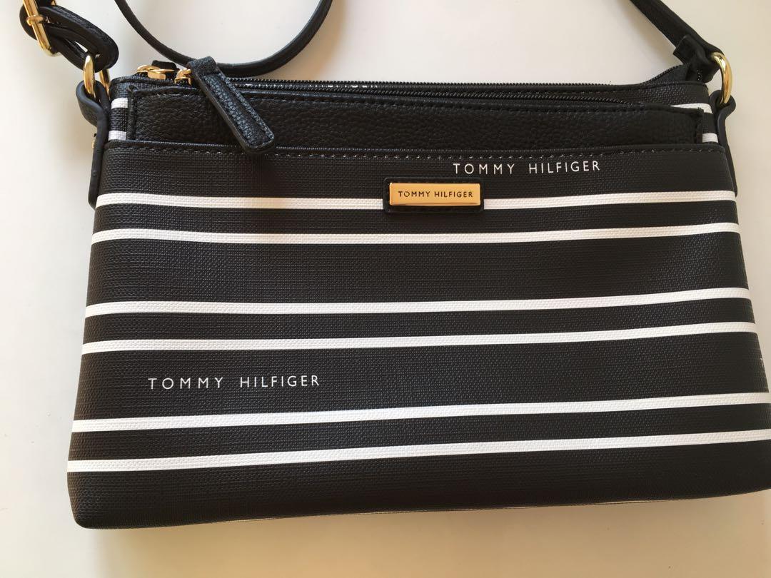 tommy hilfiger sling bag black