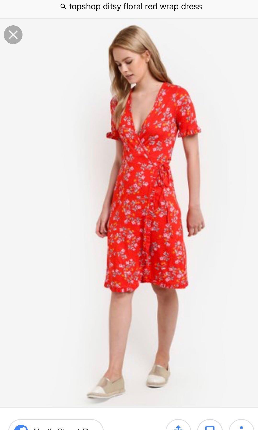 topshop red floral dress Big sale - OFF 64%