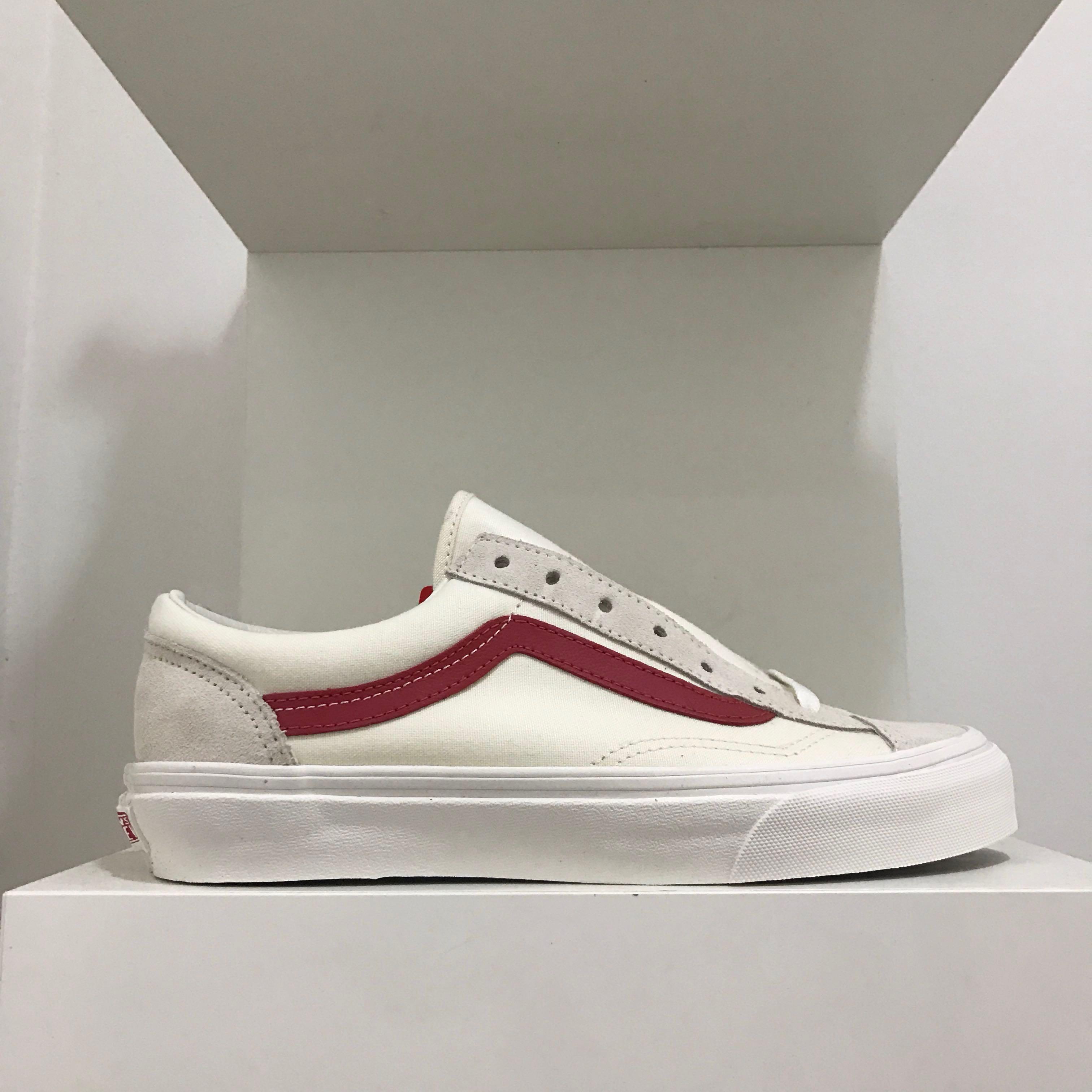 white vans with red stripe Off 51 