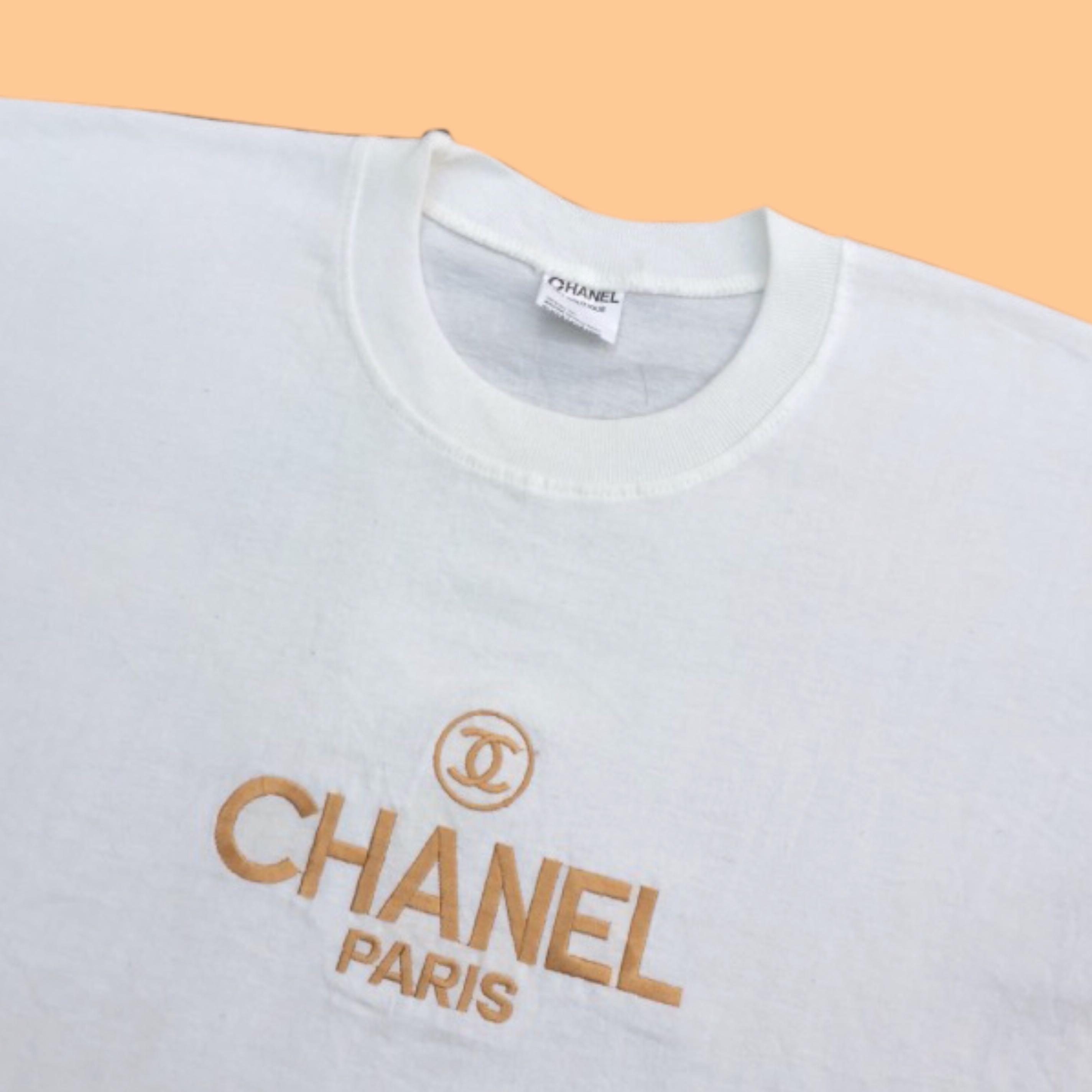 Vintage Chanel embroidered tee