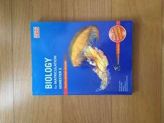 Biology for matriculation semester 2 forth edition