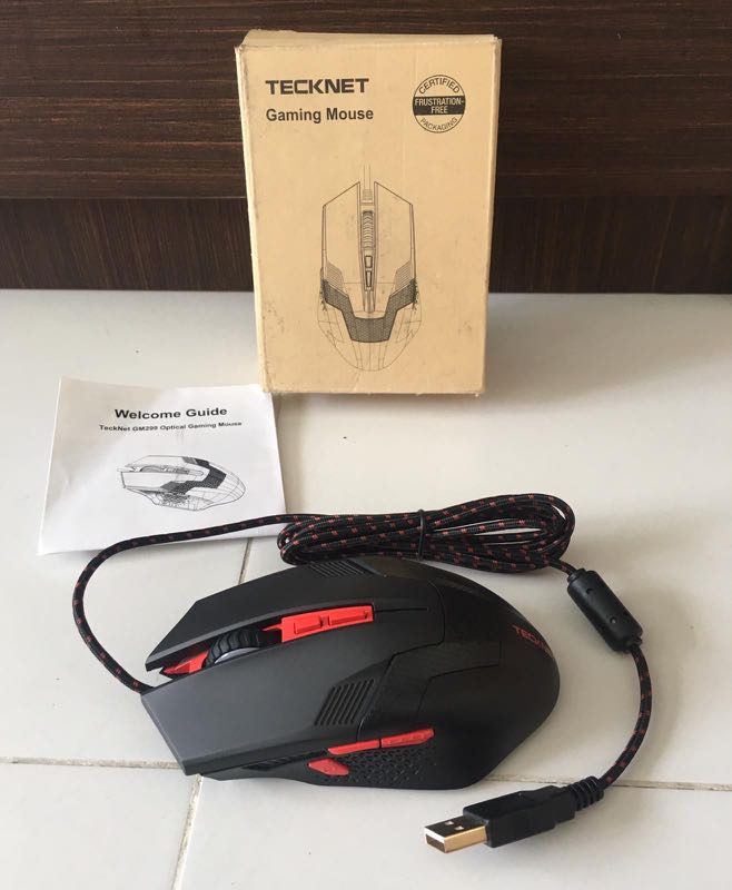 94. TeckNet Wired Gaming Mouse, Ergonomic Optical USB Gaming Mouse for  Laptop PC Computer Gamer, Adjustable DPI Levels, 6 Buttons, Computers &  Tech, Parts & Accessories, Computer Parts on Carousell