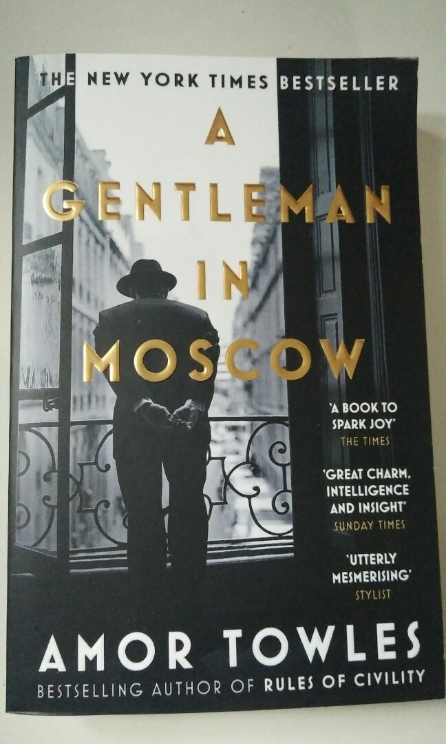 A Gentleman In Moscow Amor Towles Books Stationery Fiction On Carousell