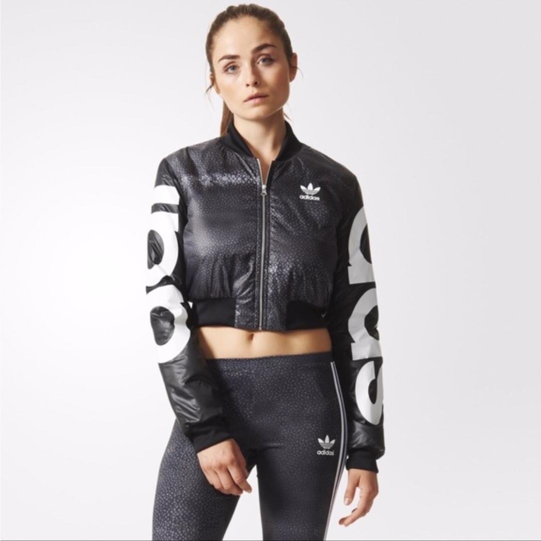 rita ora adidas bomber jacket