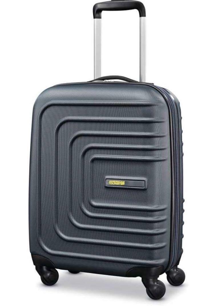 american tourister plastic suitcase