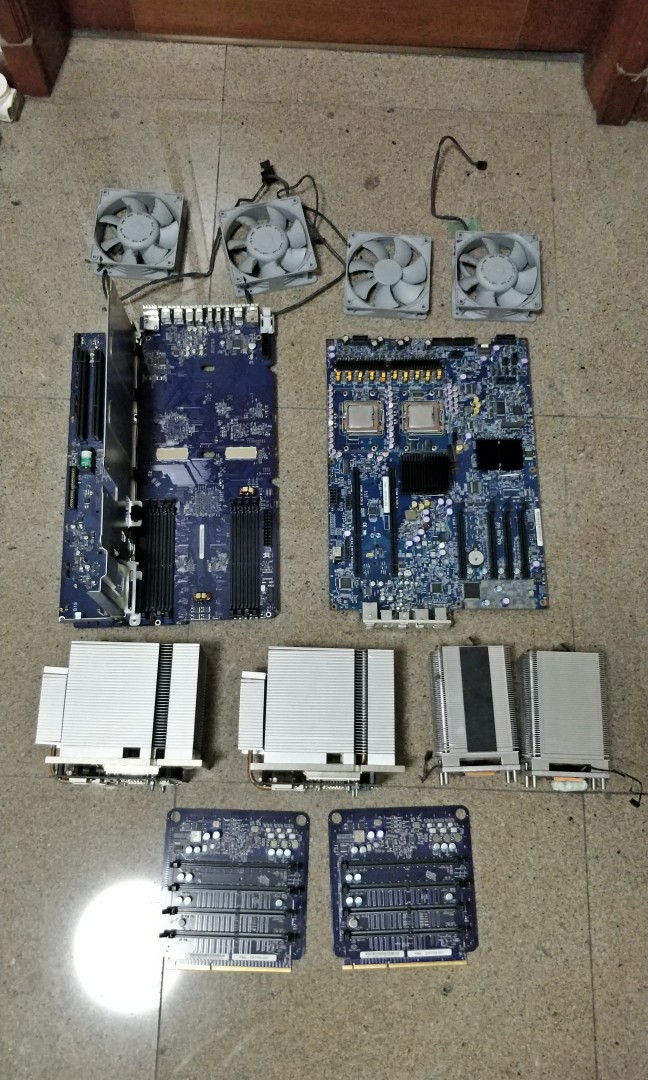 Apple Mac Pro G5 Parts For Sale Motherboards Fans Graphics Card Electronics Computers Desktops On Carousell