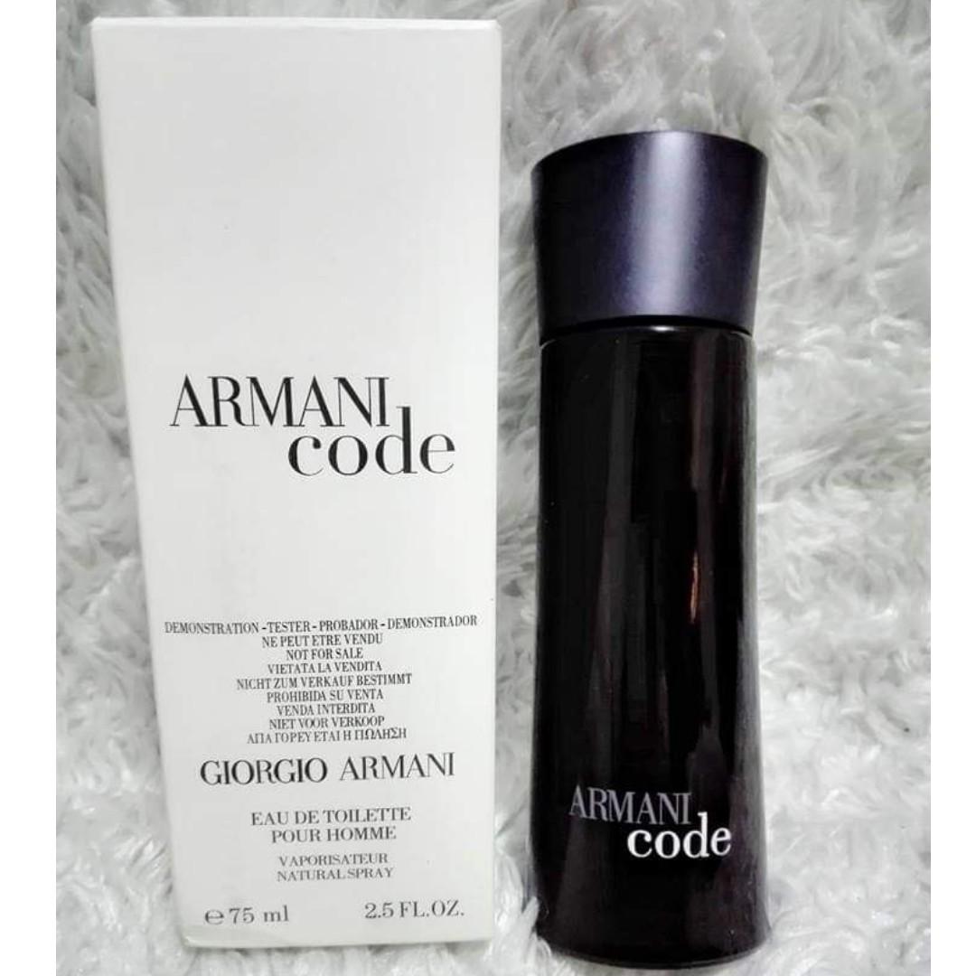 armani code black 100ml