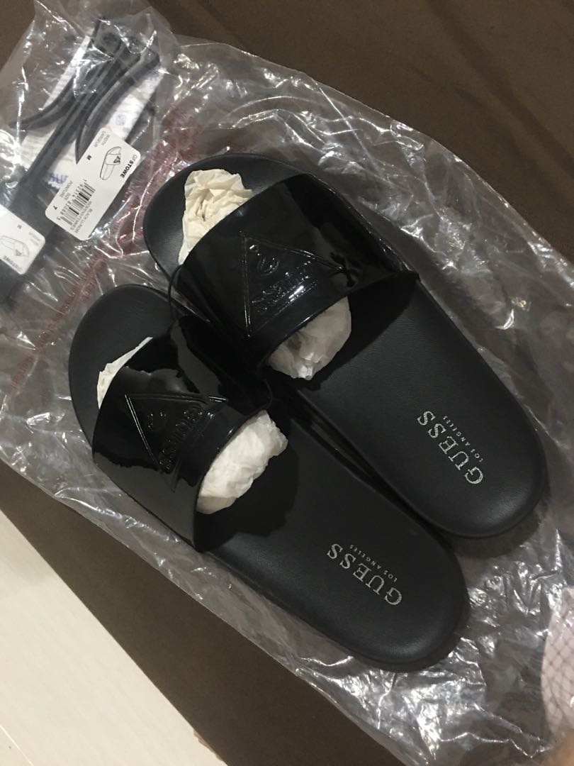guess slide sandals