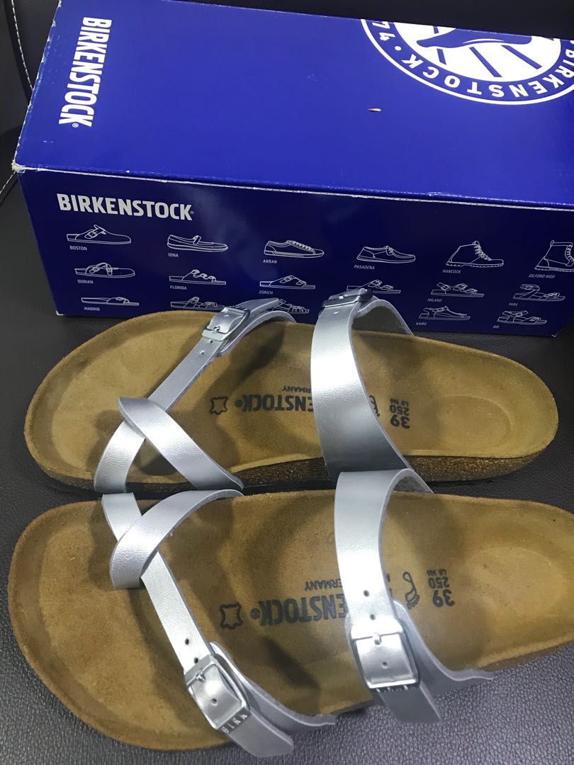 Birkenstock MAYARI silver Women s Fashion Footwear Flipflops