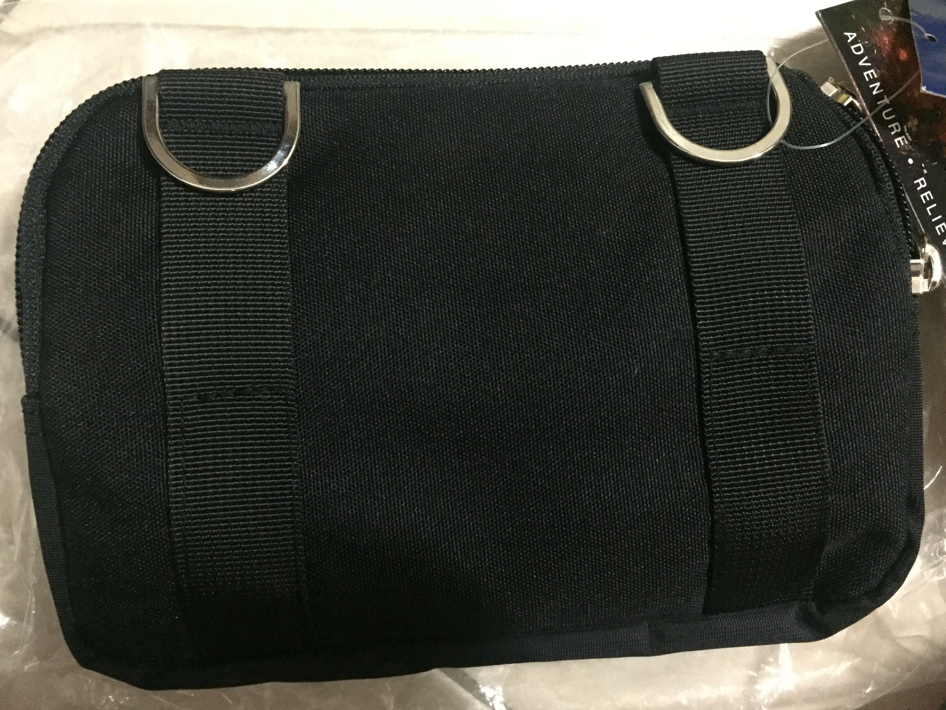 cross logo brand bag